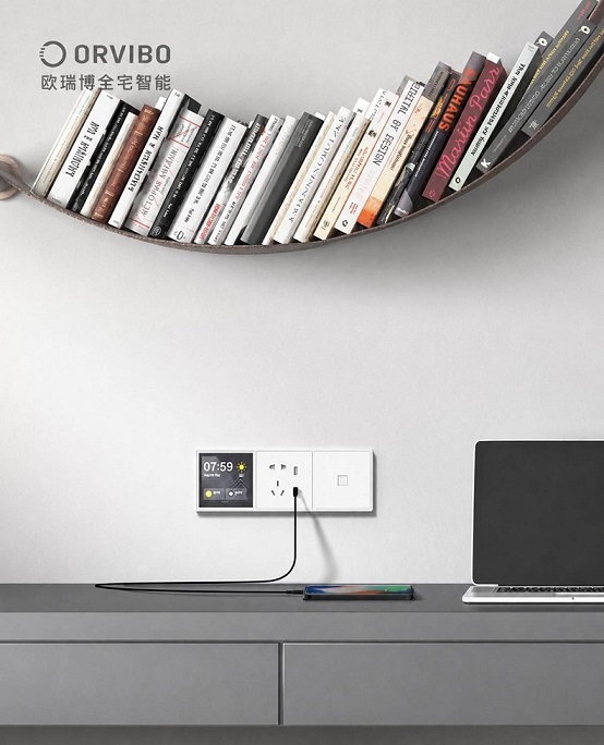 پریز USB دار غیر هوشمند سفید